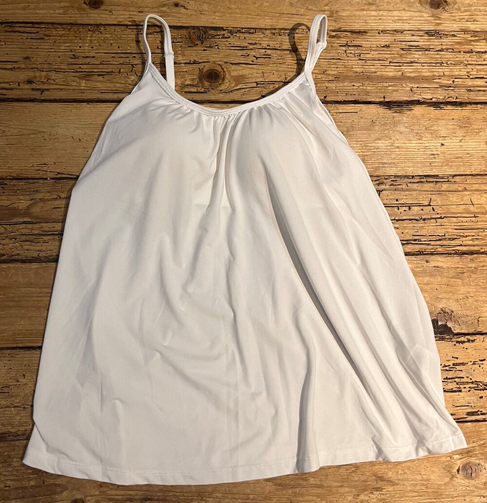 32 Degrees Womens Size S White Cool Bra Top Cami Active Tank with Cups NWOT
